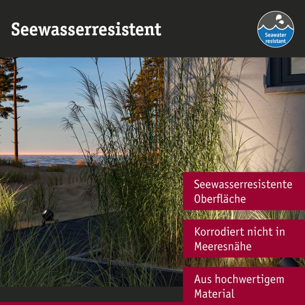 Produkt ist seewasserresistent