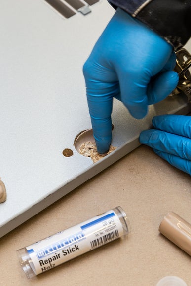 WEICON Repair Stick Holz|Reparaturknete, restelastisch|56 g|beige