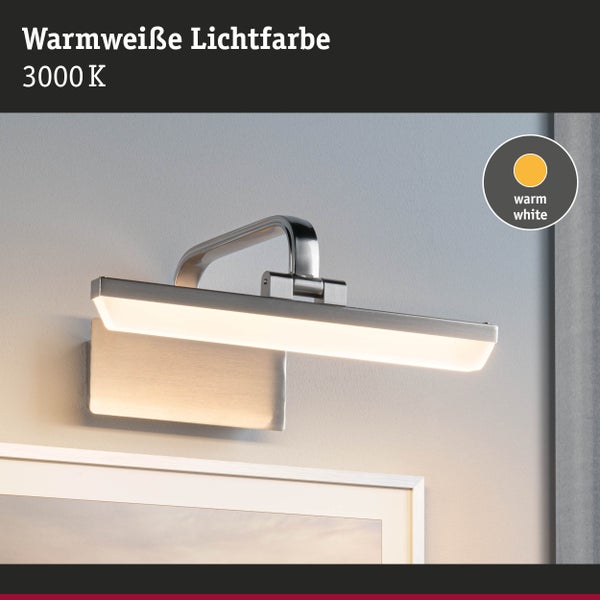 LED Bilderleuchte Renan 3000K 450lm 230V 6W Alu gebürstet
