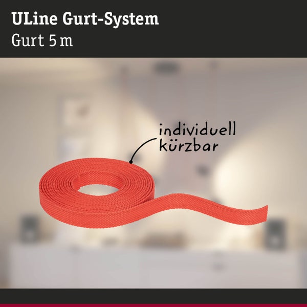 ULine Gurt 5m Dacron Textil Kupfer Orange