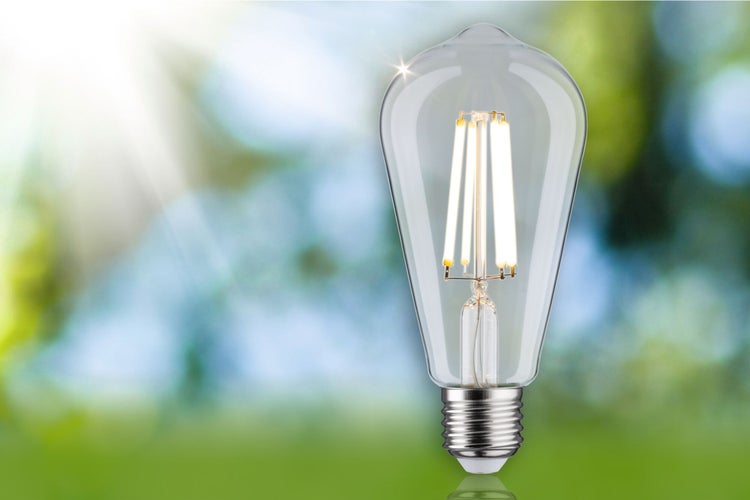 Eco-Line Filament 230V LED Kolben ST64 E27 840lm 4W 4000K Klar