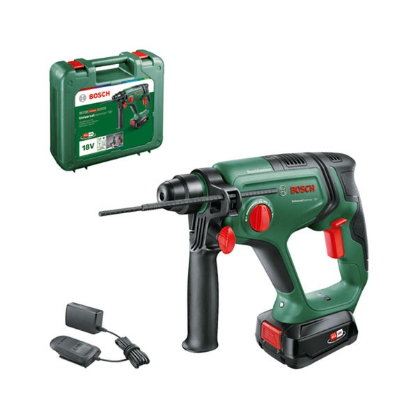 Bosch Akku Bohrhammer 18 Volt mit Akku Ladegerät und Transportkoffer