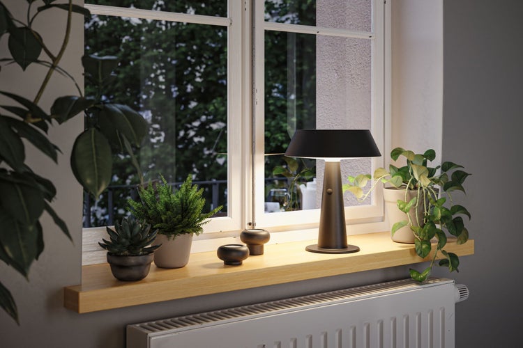 Solar LED Tischleuchte Soala 2700K 165lm 2,1W Anthrazit