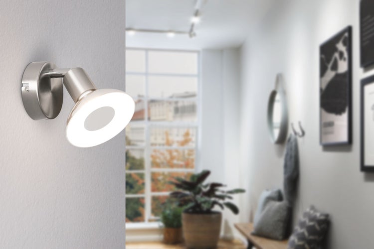 Spotlight Carolina GU10 230V max. 10W dimmbar Nickel matt