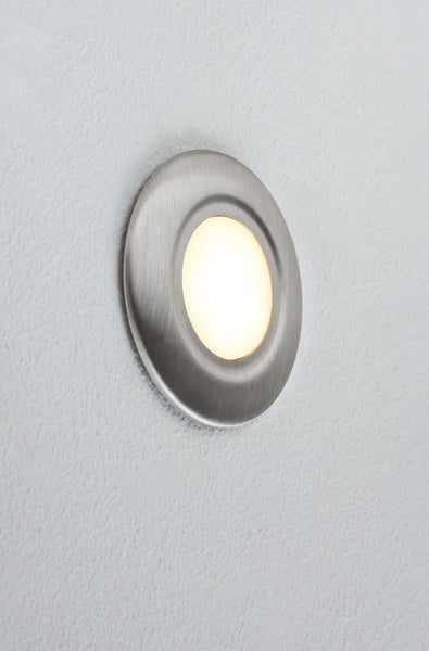 LED Wandeinbauleuchte Abdeckung Abdeckung rund 86mm Edelstahl