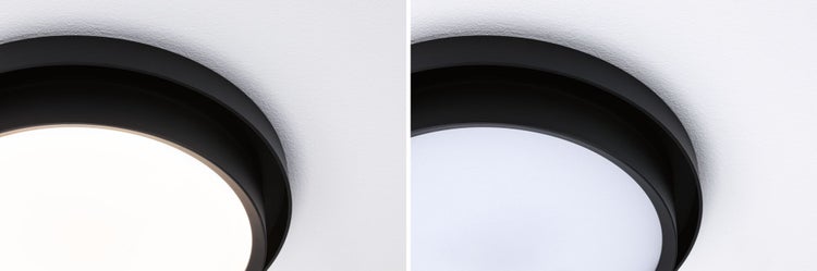 LED Deckenleuchte 3-Step-Dim Malik 2700K 850lm 230V 13,5W dimmbar Schwarz matt
