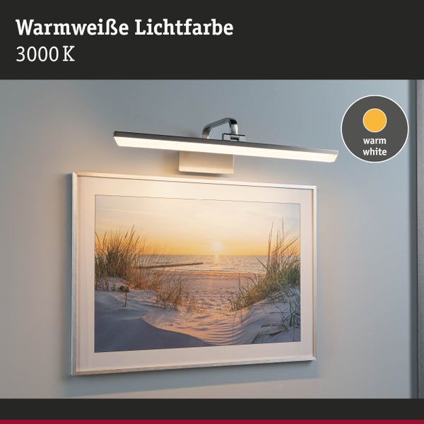 LED Bilderleuchte Renan 3000K 880lm 230V 11W Alu gebürstet