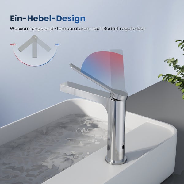 Einhebelmischer mit regulierbarer Wassertemperatur