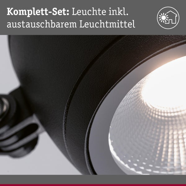Komplettset Leuchte mit austauschbarem Leuchtmittel
