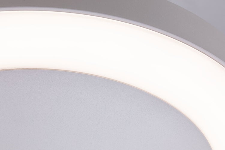 LED Deckenleuchte Circula Dämmerungssensor Dämmerungsgesteuerter Bewegungsmelder (IR) seewasserresistent IP44 rund 320mm 3000K 14W 880lm 230V Weiß Kunststoff