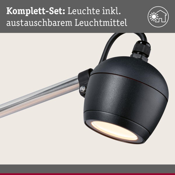 Komplettset Leuchte inklusive austauschbarem Leuchtmittel