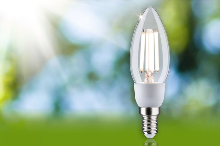 Eco-Line Filament 230V LED Kerze E14 525lm 2,5W 4000K Klar