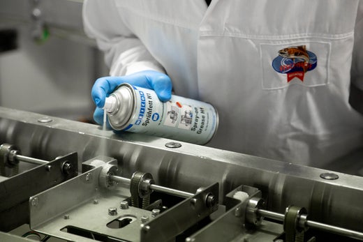 WEICON Sprühfett H1|Schmierstoff für den Lebensmittelbereich NSF H1|400 ml|gelblich-weiß