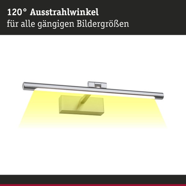 LED Bilderleuchte Mingo 3000K 510lm 230V 9,5W Alu gebürstet