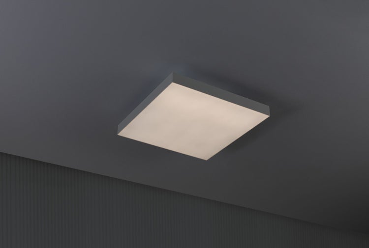 Quadratische Deckenleuchte im modernen Design