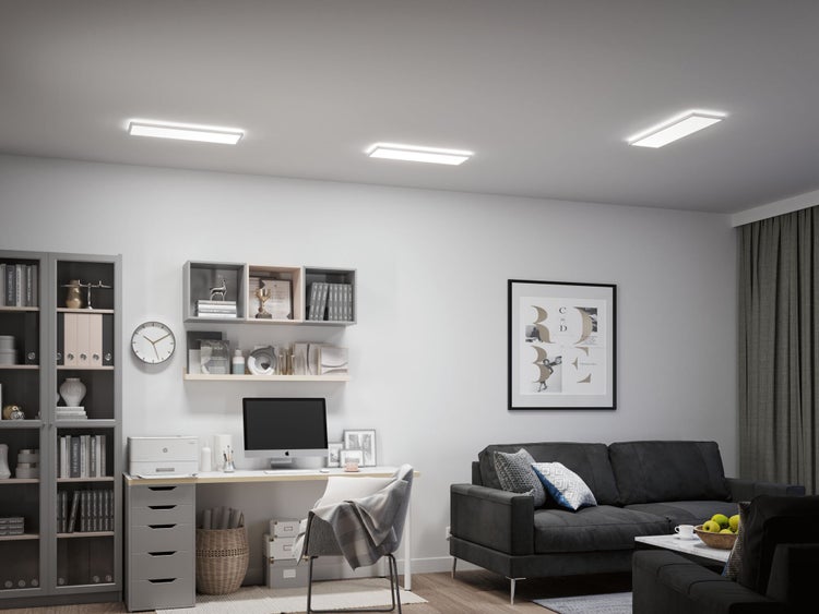 LED Panel Atria Shine Backlight eckig 580x200mm 22W 1800lm White Switch Weiß