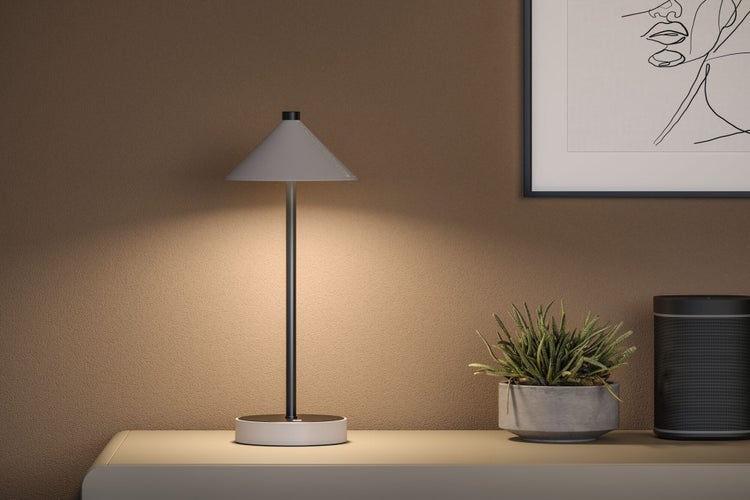 Mobile Tischleuchte Pellini White Switch 300lm 2W Schwarz matt, Beige
