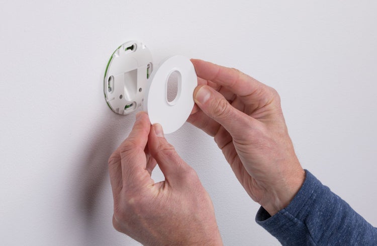 LED Wandeinbauleuchte Wall rund 78mm 1,1W 65lm 230V 2700K Weiß