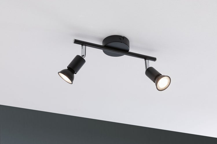 Spotlight Carolina IP44 GU10 230V max. 2x10W dimmbar Anthrazit, Chrom