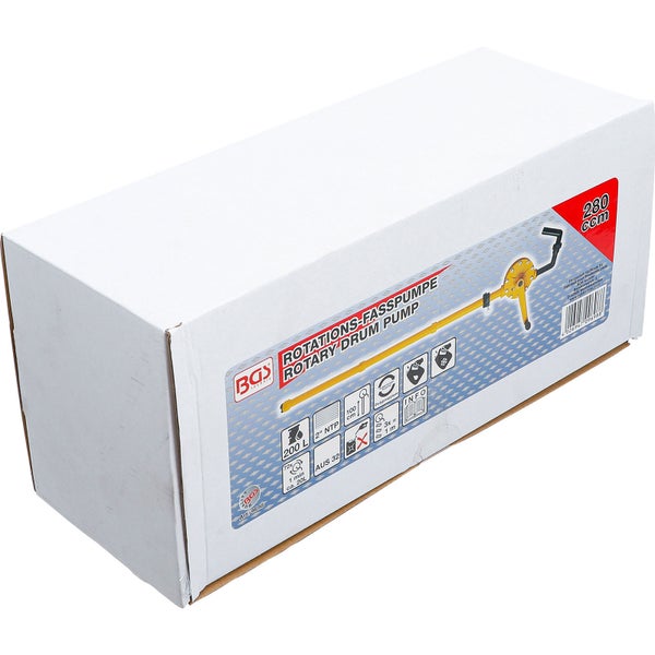BGS technic Rotations-Fasspumpe für 200 Liter Fässer in der Originalverpackung.
