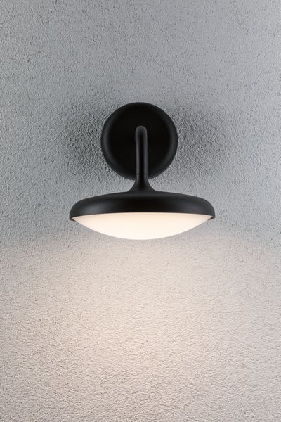 LED Außenwandleuchte Nostro seewasserresistent IP44 rund 180x250mm 3000K 10W 900lm 230V Anthrazit Aluminium
