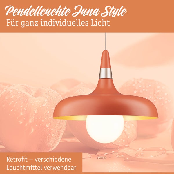 Pendelleuchte im Retro-Stil mit verschiedenen Leuchtmitteloptionen