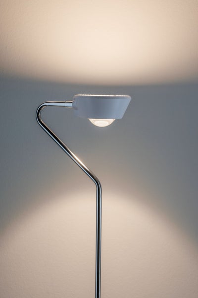 LED Stehleuchte 3-Step-Dim Ramos 2700K 840lm / 320lm 7,5W / 3,5W Weiß matt, Chrom