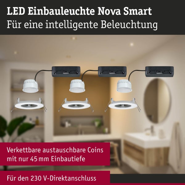 LED Einbaustrahler Nova Smart für intelligente Beleuchtung