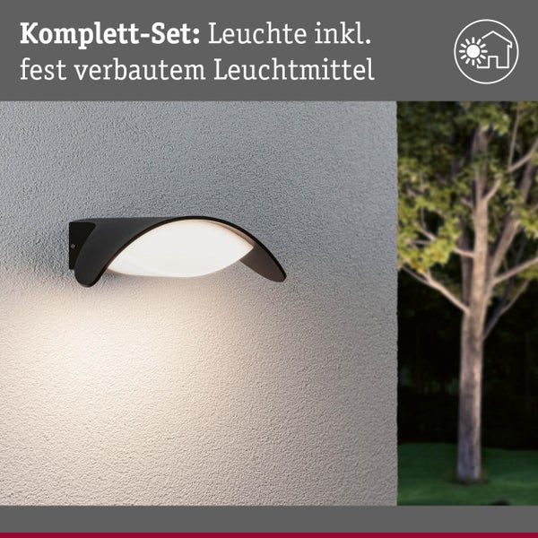Komplettset Außenleuchte mit fest verbautem Leuchtmittel