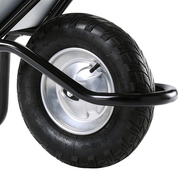 Schubkarre verzinkt Haemmerlin Aktiv Excellium Plus 120 – 120 l, 250 kg, Alpha-Gestell