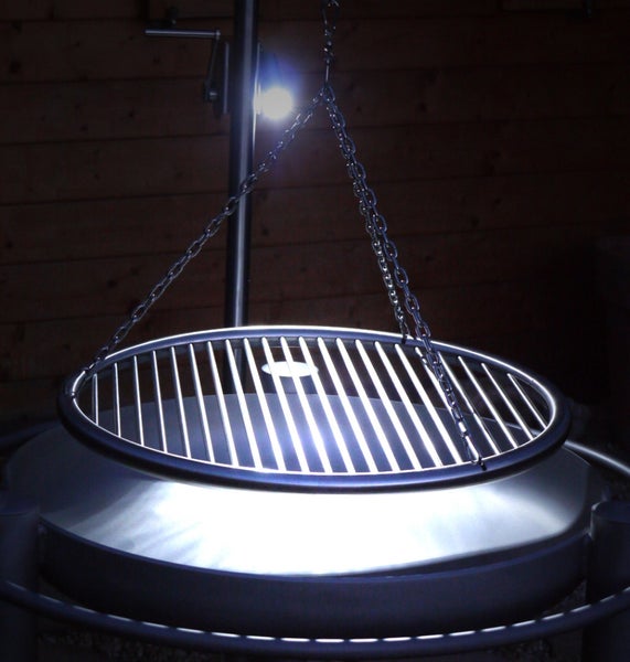 Libatherm Edelstahl-Schwenkgrill 60 cm Grillgalgen und Feuerschale