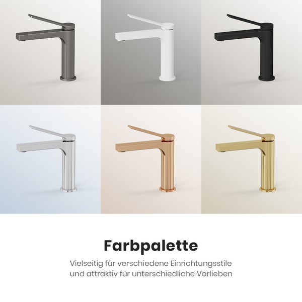 Farbauswahl für Waschtischarmaturen