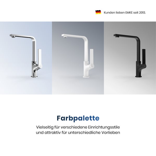 Farbauswahl von EMKE Küchenarmaturen
