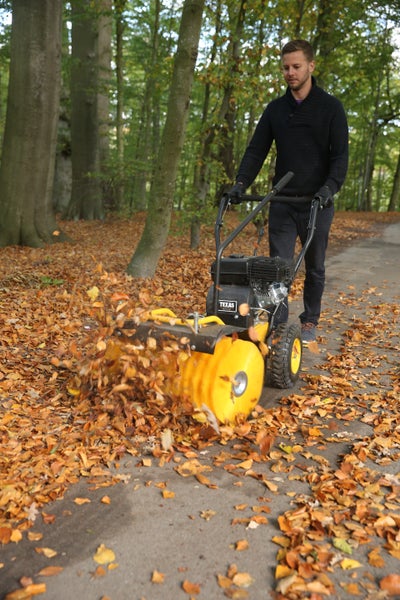 Benzin Kehrmaschine Texas Handy Sweep 619TG – 3in1 Schneeräumer & Laubsammler mit Radantrieb