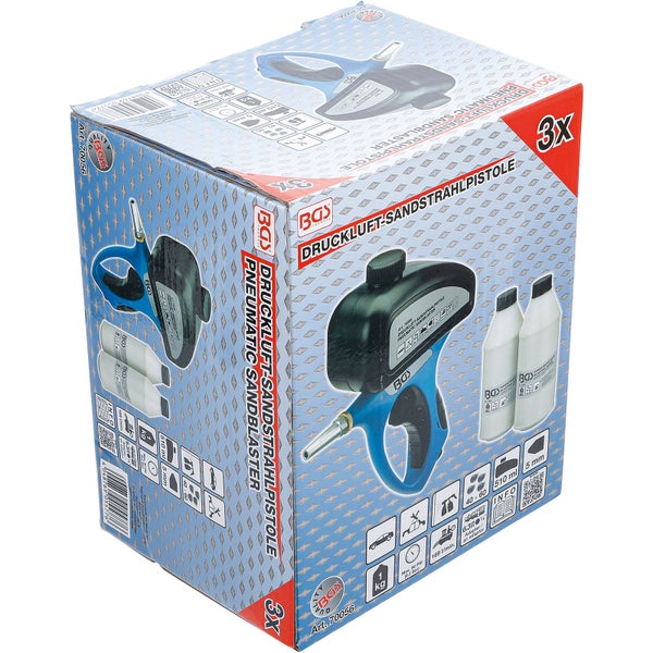 Verpackung einer BGS Druckluft Sandstrahlpistole
