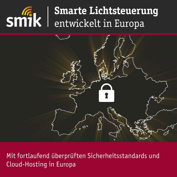 Starterset Smart Home smik Gateway mit Wandtaster + LED Einbauleuchte Nova Plus Coin Basisset schwenkbar Tunable White