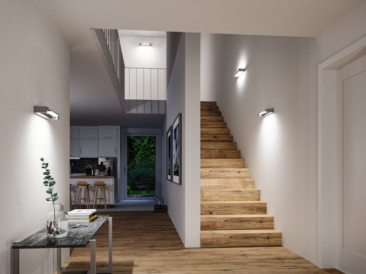 Selection Bathroom LED Wandleuchte Lucille IP44 2700K 1000lm 230V 11W dimmbar Alu matt