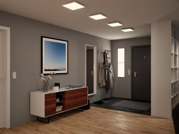 LED Panel Smart Home Zigbee 3.0 Velora eckig 225x225mm 8,5W 800lm Tunable White Weiß matt dimmbar
