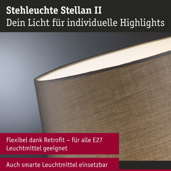 Stellan II Stehleuchte mit E27 Fassung