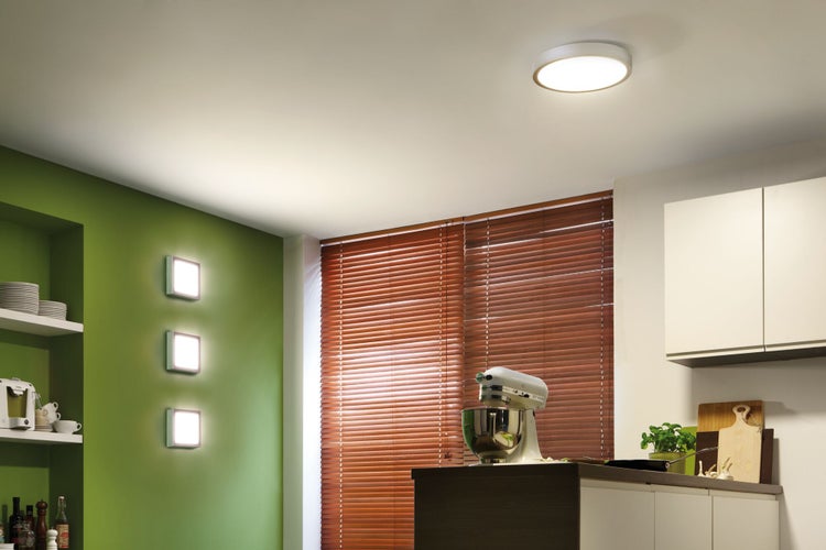 LED Panel Lunar eckig 225x225mm 12,5W 1140lm 3000K Chrom matt