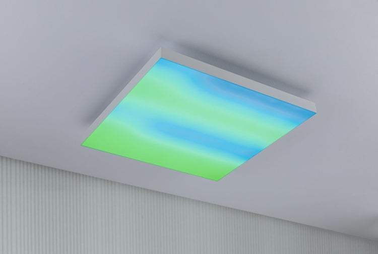 LED Panel Velora Rainbow dynamicRGBW eckig 450x450mm 19W 1690lm RGB+ Weiß dimmbar