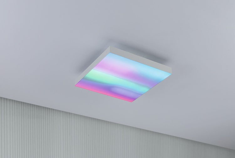 LED Panel Velora Rainbow dynamicRGBW eckig 295x295mm 13,2W 1140lm RGB+ Weiß dimmbar