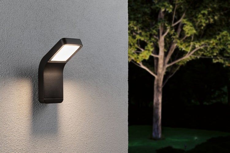 LED Außenwandleuchte Kulma seewasserresistent IP44 90x174mm 3000K 7,5W 520lm 230V Anthrazit Aluminium