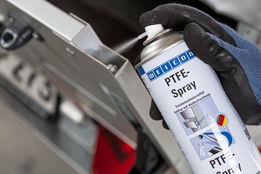 WEICON PTFE-Spray|fettfreies Trockenschmiermittel|400 ml|weiß