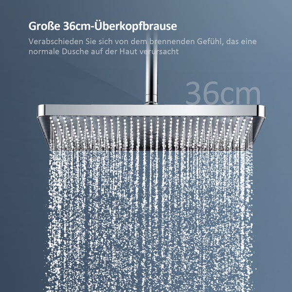 Großer 36 Zentimeter Duschkopf