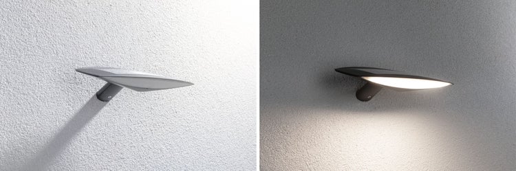 Solar LED Außenwandleuchte Kiran Bewegungsmelder IP44 3000K 180lm Anthrazit
