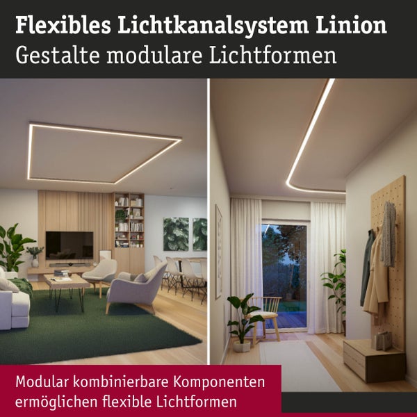 Linion Einspeisung Power Channel Zigbee 230/24V 17W Chrom matt 1m