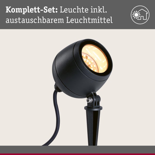 Komplettset Leuchte inklusive austauschbarem Leuchtmittel