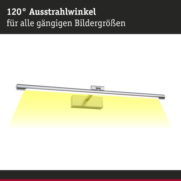 LED Bilderleuchte Mingo 3000K 810lm 230V 11W Alu gebürstet