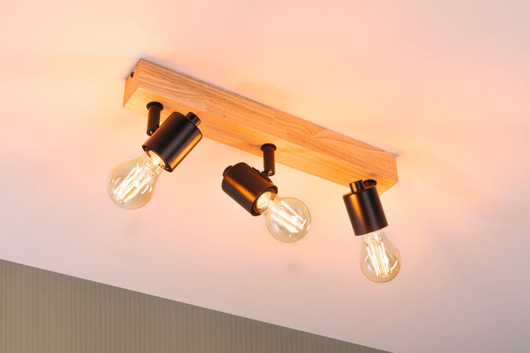 LED Spotlight Arvid E27 230V max. 3x20W dimmbar Schwarz